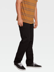 Volcom Solver Lite 5 Pocket Pant - Black - New