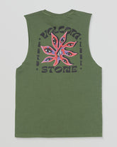Volcom Stone Spectacle Sleeveless Tee - Dark Pine