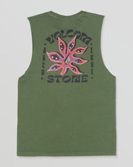 Volcom Stone Spectacle Sleeveless Tee - Dark Pine