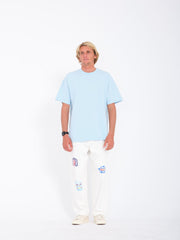 Volcom Ripple Stone Loose SS Tee - Misty Blue