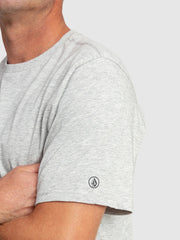 Volcom Solid SS Tee - Grey Marle