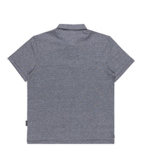 Quiksilver Sunset Cruise Short Sleeve Polo Shirt - Black Heather