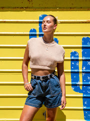 Volcom Port de La Stone Top - Almond