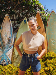 Volcom Port de La Stone Top - Almond