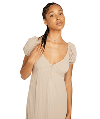 Volcom Moonblast Maxi Dress - Taupe