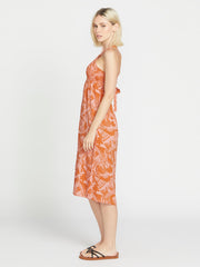 Volcom Off Topic Dress - Burnt Sienna