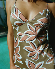 Volcom Psychonic Slippy Dress - Light Army