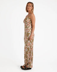 Volcom Psychonic Slippy Dress - Light Army