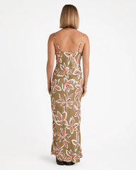 Volcom Psychonic Slippy Dress - Light Army