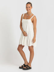 Volcom Viper Mini Dress - Bone