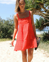 Volcom Viper Mini Dress - Red