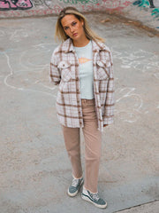 Volcom Silent Sherpa Jacket - Cloud
