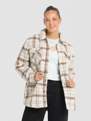 Volcom Silent Sherpa Jacket - Cloud