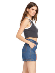 Volcom Womens Krafty Shorts - Indigo Ridge Wash