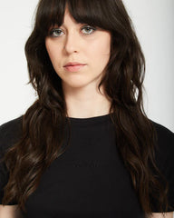 Volcom Volcomstone Tight Crop Tee - Black