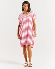 Betty Basics Maxine T-Shirt Dress - Cherry Blossom