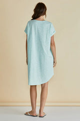 Betty Basics Maxine T-Shirt Dress - Green Stripe