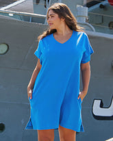 Betty Basics Elise V-Neck Rib Dress