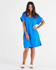 Betty Basics Elise V-Neck Rib Dress