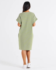 Betty Basics Elise V-Neck Rib Dress