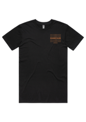 Out There Orange Block Logo Tee