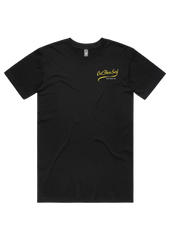 Out There Gold Script Tee