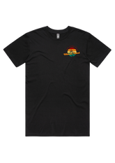Out There Sunset Logo Tee