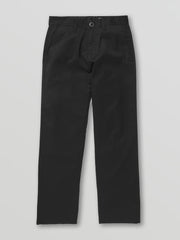 Volcom Youth Frickin Regular Stretch Pant - Black
