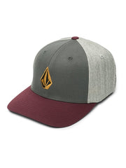 Volcom Fullstone Heather Flexfit Hat - Merlot