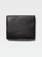Volcom Single Stone Leather Wallet - Black