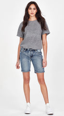 Junkfood Dina Long Shorts - Blue