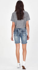 Junkfood Dina Long Shorts - Blue