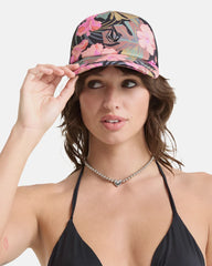 Volcom Womens Into Paradise Snapback Cap - Earth Pink