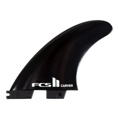 FCSII Carver Glass Flex Tri Fin Set- Black
