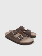 Genuins Hawaii Oiled Leather Sandal - Brown