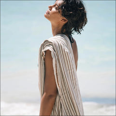 Layday Laguna 100% Cotton Flatweave Beach Towel