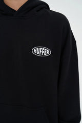 Huffer Mens Saturday Hood/Homer - Black