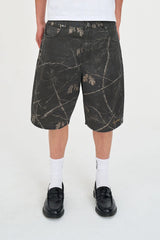 Huffer Night Camo Box Short - Black