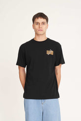 Huffer Mens SUP Tee 190/Stacked As - Black