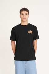 Huffer Mens SUP Tee 190/Stacked As - Black