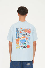 Huffer Block Tee 220/Sauced - Y2K Blue