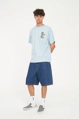 Huffer Block Tee 220/Sauced - Y2K Blue