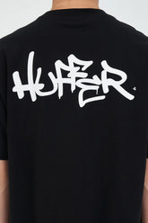 Huffer Block Tee220/Etching - Black