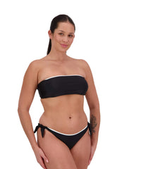 Moontide Twist Bandeau - Black/White