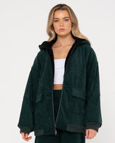 Rusty Gables Reversible Cord Jacket - Green Gables