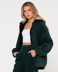 Rusty Gables Reversible Cord Jacket - Green Gables