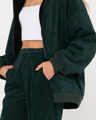Rusty Gables Reversible Cord Jacket - Green Gables