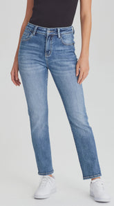 Junkfood Peachy Push Up Jeans - Denim Blue