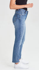 Junkfood Peachy Push Up Jeans - Denim Blue