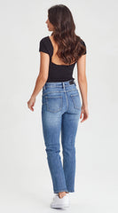 Junkfood Peachy Push Up Jeans - Denim Blue